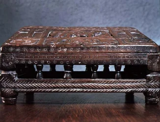 The Desk of Saint Radegund (518-87) Queen of the Franks (trä)